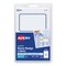 Avery Flexible Adhesive Name Badge Label, 3.38x2.33, White/Blue Border, PK40 05151 - alternate 1